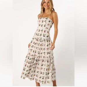 Petal & Pup White Floral Maxi Dress